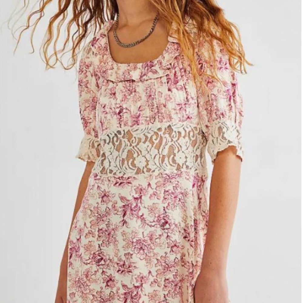 Free People Lucie Mini Dress Pink Size 10